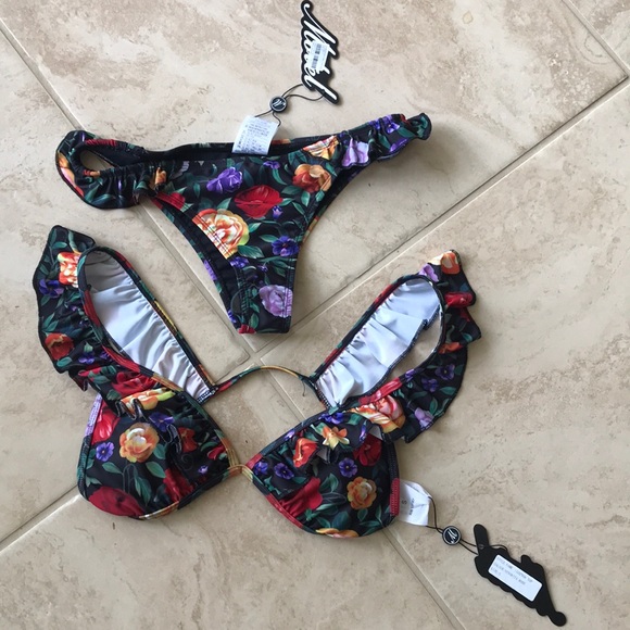 Motel Rocks Other - Motel Rocks Floral Bikini Set